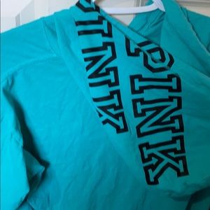 PINK Victoria's Secret Tops - Pink sweater shirt PINK Victoria's Secret Tops - Pink sweater shirt
